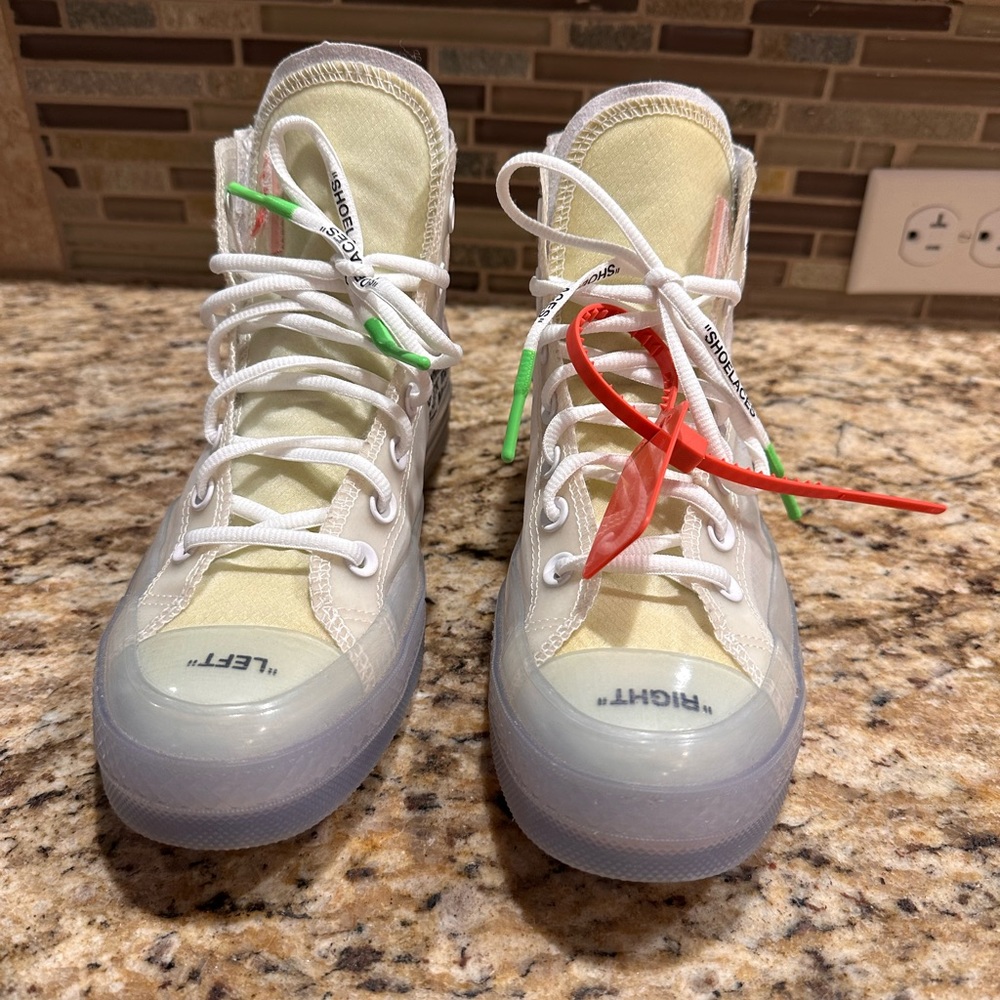 Off-White Converse Chuck Taylor All Star Vulcanized Hi Sneakers